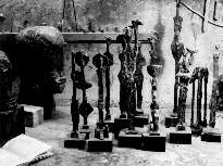 Kleinplastiken,  Fischmann, Pferde